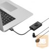 Orico külső hangkártya - SC2-BK (Bemenet: USB2.0, Kimenet: 2x 3,5mm Jack: Hang/Mikrofon + 1x 3,5 mm Jack 4 Pin)