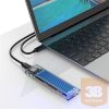 Orico Külső ház 2,5" - NVMe M.2 SSD Enclosure (USB3.1 Type-C -> NVMe, Max.: 2TB, 10 Gbps, fekete)