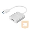 Orico kábel átalakító - UTH-SV (USB-A3.0 to HDMI, 1080p, ezüst)