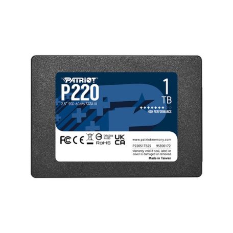 PATRIOT P220 SATA 3 1TB SSD 550/500MB/s