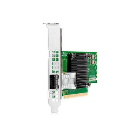 HPE InfiniBand HDR100/Ethernet Adapter 100Gb 1-port QSFP56 PCIe4 x16 MCX653105A-ECAT