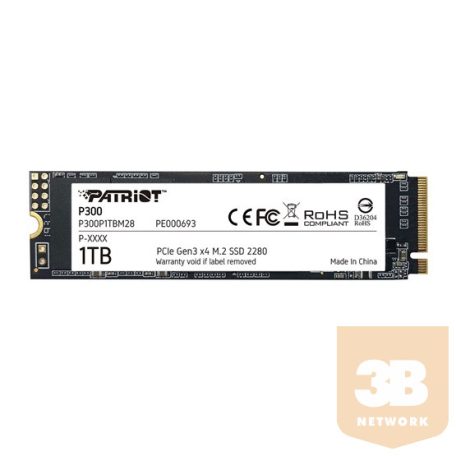 SSD M.2 Patriot P300 PCIe - 1TB - P300P1TBM28