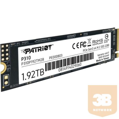 SSD Patriot 1,92TB P310 M.2 2280 PCIe