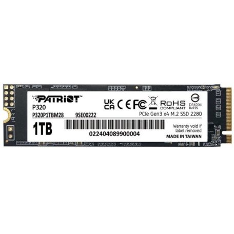 SSD Patriot 1TB P320 M.2 2280 PCIe