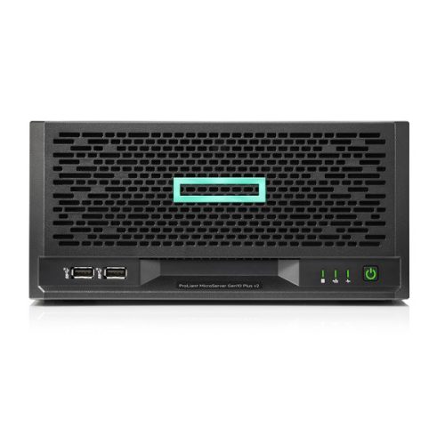 HPE torony szerver ProLiant MicroServer Gen10 Plus, Xeon E-2314 4C 2.80GHz, 2x16GB, 2x1TB HDD, 4NHP, VROC, 1x180W