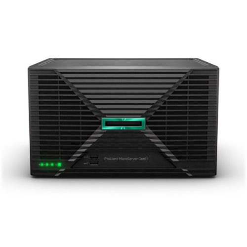 HPE torony szerver ProLiant MicroServer Gen11, Xeon-G G7400 Dual-Core 3.7GHz, 1x16GB, 1x1TB HDD, 1NHP, VROC, 1x180W