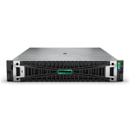 HPE rack szerver ProLiant DL345 Gen11, EPYC 16C 9124 3.0GHz, 2x32GB, 2x960GB SSD, 8LFF, MR416i-p, 2x1000W