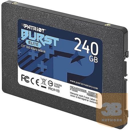 SSD SATA Patriot Burst Elite - 240GB - PBE240GS25SSDR