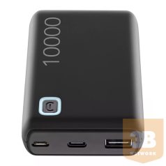   CELLULARLINE Power Bank ESSENCE 10000 (10000mAh portable charger), Black