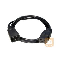   GEMBIRD PC-189-C19 Gembird power extension cable with C19 input and C20 output 1.5m
