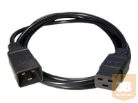 GEMBIRD PC-189-C19 Gembird power extension cable with C19 input and C20 output 1.5m