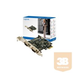 ADA LogiLink PC0031 PCI Express kártya - 2 x soros