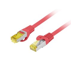 LANBERG patch kábel Cat.6A S/FTP LSZH CU 0.25m red