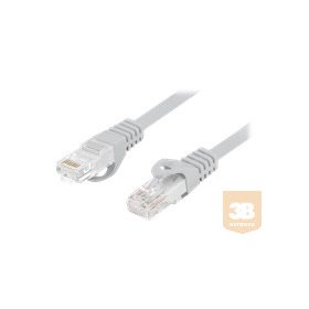   LANBERG patch kábel cat.6 UTP LSZH CU 0.25m grey Fluke passed
