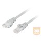 LANBERG patch kábel cat.6 UTP LSZH CU 3m grey Fluke passed