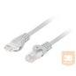 LANBERG patch kábel cat.6 UTP LSZH CU 3m grey Fluke passed
