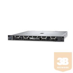   DELL EMC PowerEdge R250 rack szerver (4x3.5"), 4C E-2334 3.4GHz, 2x16GB, 1x960GB RI SSD; H355, iD9 Ba.
