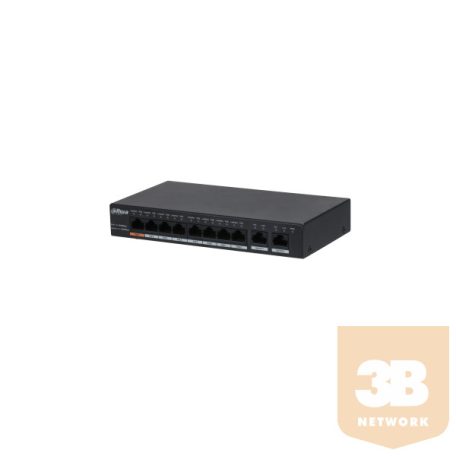 Dahua PoE switch - PFS3010-8GT-96 (8x 1Gbps PoE + 2x 1Gbps port, 96W)