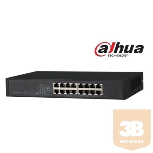 Dahua switch - PFS3016-16GT (16x gigabit port, 230VAC)