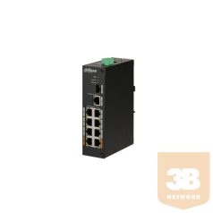   Dahua PoE switch - PFS3110-8ET-96 (8x 100Mbps PoE (96W) + 1x 1Gbps + 1 SFP, 53VDC)