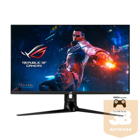 ASUS PG32UQ ROG SWIFT Monitor 32" IPS 3840x2160, HDMI/Displayport/USB, 144Hz, HDR, G-Sync