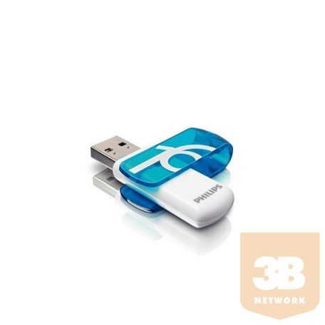 USB Philips Pendrive USB 2.0 16GB Vivid Edition - kék