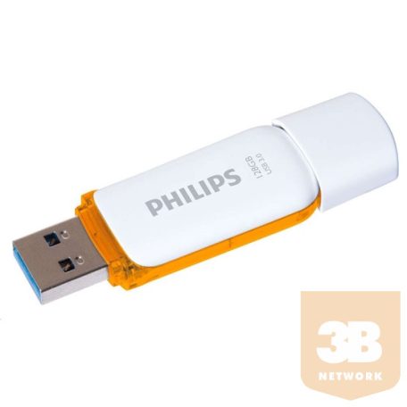 USB Philips Pendrive USB 3.0 128GB Snow Edition - fehér/sárga