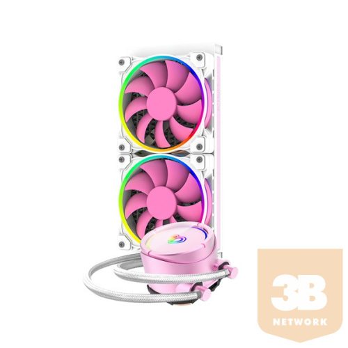 ID-Cooling CPU Water Cooler - PINKFLOW 240 ARGB V2 (16,3-33,5dB; max. 93,78 m3/h; 2x12cm)