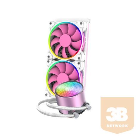 ID-Cooling CPU Water Cooler - PINKFLOW 240 DIAMOND (16,3-33,5dB; max. 93,78 m3/h; 2x12cm)