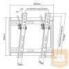 TVL SBOX PLB-3422T 23"-42" dönthető fali konzol - Fekete