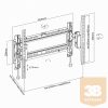 SBOX PLB-6546T fali konzol, dönthető, 37"-80", 600x400, max 70 kg