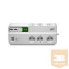 APC PM6U-GR Essential SurgeArrest 6 outlets 2port USB