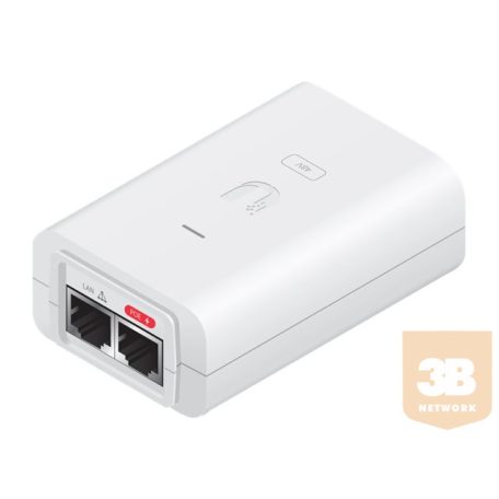 Ubiquiti 24V 1A fehér színű POE tápegység Gigabit LAN porttal
