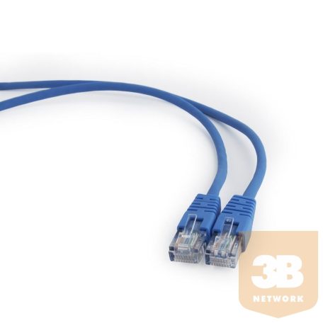 Gembird UTP kat.5e RJ45 patch kábel, 0.25m, kék