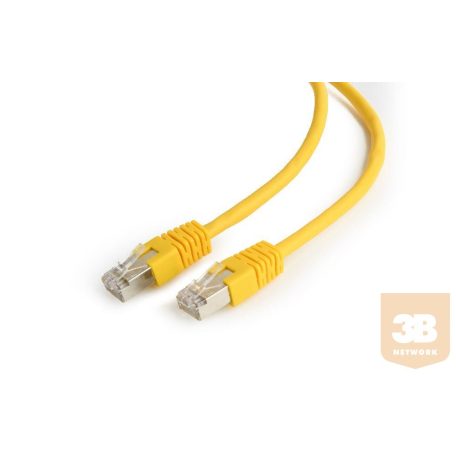 Gembird FTP kat.6 RJ45 patch kábel, 0.25m, sárga