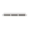 NET Lanberg Patch panel 48 port 1U 19" CAT.6 FTP, árnyékolt, szürke