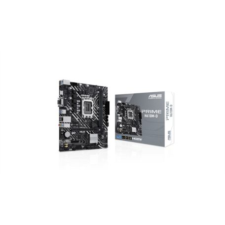 Asus Alaplap - Intel PRIME H610M-D (H610, 2xDDR5 5600MHz, 1Gb LAN, 4xSATA3, 1xM.2, HDMI+VGA)