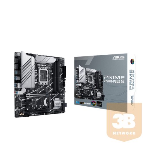 ASUS Alaplap S1700 PRIME Z790M-PLUS D4 INTEL Z790, mATX