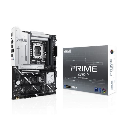 Asus Alaplap - Intel PRIME Z890-P LGA1851 (Z890, ATX, 4xDDR5 8666+MHz, 4xSATA3, 4xM.2, HDMI+DP)