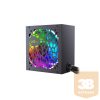 NJOY Tápegység 600W - Freya 600 (80 Plus Bronze, Aktív PFC, 12cm, RGB)