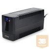 NJOY UPS + AVR Horus Plus 600, 600VA, 360W, Line-Interactive, Szünetmentes tápegység, LCD Touch display