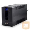 NJOY UPS + AVR Horus Plus 1000, 1000VA, 600W, Line-Interactice, Szünetmentes tápegység, LCD Touch display