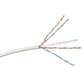   Legrand 632724 Linkeo Cat.6 UTP árnyékolatlan PVC AWG23 Eca fehér 305m kartondoboz réz fali kábel