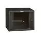 Legrand 646201 Linkeo 19" 9U MAG:494 SZÉL:600 MÉLY:450 MAX:18kg üvegajtós antracit fali rack szekrény