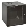 Legrand 646262 Linkeo 19"" 12U MAG:626 SZÉL:600 MÉLY:600 MAX:36kg üvegajtós lapraszerelt levehető oldallapos antracit fali rack szekrény