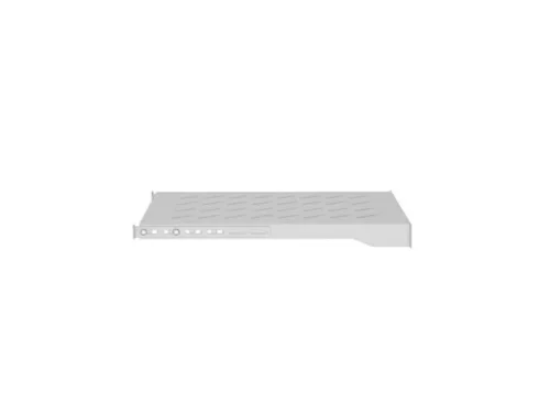 Lanberg AK-1005-S 19" 1U MÉLY:500mm MAX:25kg 4 ponton rögzíthető fix szürke rack polc