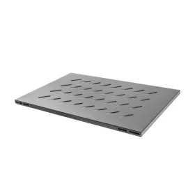  Lanberg AK-1009-B 19" 1U MÉLY:715mm MAX:120kg 4 ponton rögzíthető fix fekete rack polc