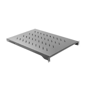   Lanberg AK-1010-B 19" 1U MÉLY:750mm MAX:15kg 4 ponton rögzíthető fix fekete rack polc
