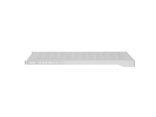 Lanberg AK-1010-S 19" 1U MÉLY:700mm MAX:25kg 4 ponton rögzíthető fix szürke rack polc