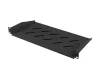 Lanberg AK-1014-B 19" 1U MÉLY:220mm MAX: 25kg 2 ponton rögzíthető fix fekete rack polc